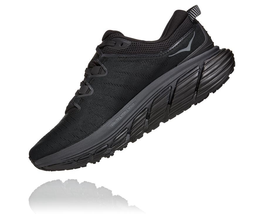 Hoka One One Hardloopschoenen Heren - Gaviota 3 - Zwart - QU1524068